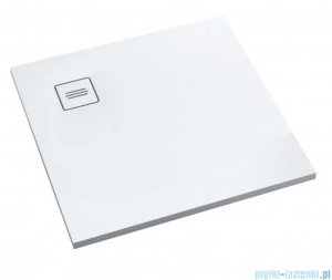 Schedpol Schedline Protos Smooth White  brodzik kwadratowy 80x80x3,5cm 3SP.P1K-8080-M1