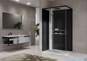 Novellini Glax 2 2.0 kabina z hydromasażem 120x90 lewa biała G222P299SM1-1UH