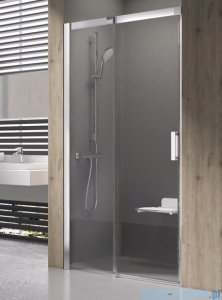 Ravak Matrix MSD2 drzwi prysznicowe 120cm lewe białe transparent 0WLG0100Z1