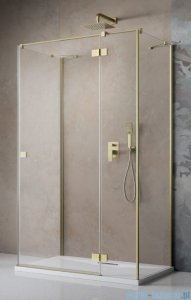 Radaway Essenza Brushed Gold Kdj+S kabina 80x90x80cm prawa szczotkowane złoto 1384051-01-01/1385020-99-01R/1384051-01-01