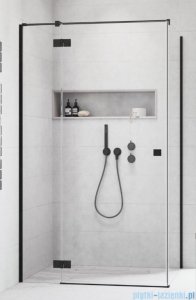 Radaway Essenza 8 Black Kdj kabina 100x80cm lewa czarny mat/szkło przejrzyste 10480612-01-01L/10470337-54-01L/10113080-01-01