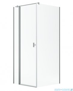 Radaway Nes Kdj II Brushed Nickel kabina 100x75cm lewa szczotkowany nikiel 10032100-91-01L/10039075-01-01