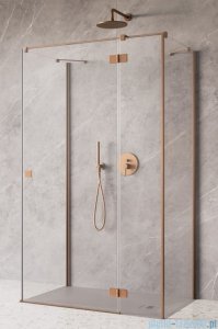 Radaway Essenza Brushed Copper Kdj+S kabina 90x120x90cm prawa szczotkowana miedź 1384050-01-01/1385024-93-01R/1384050-01-01