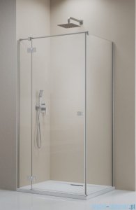 Radaway Essenza Kdj Brushed Nickel kabina 100x120cm lewa szczotkowany nikiel 1385040-91-01L/1384054-01-01