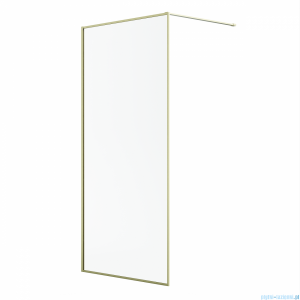 Radaway Modo F II Brushed Gold kabina Walk-in 65x201cm Szczotkowane Złoto  szkło przejrzyste 10409065-99-01