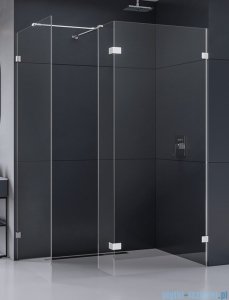 New Trendy Eventa kabina walk-in 140x100x200 cm z dodatkową ścianką przejrzyste EXK-4670/EXK-4645
