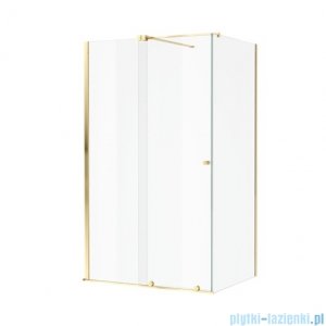 Excellent Ortigo kabina prostokątna 140x90 cm przejrzysta złoty połysk KAEX.5016.K.1400.0900.GL