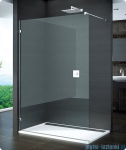 SanSwiss Pur PDT4 kabina Walk-in 100-160cm profil chrom szkło Pas satynowy Lewa PDT4GSM41051
