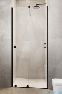 Radaway Furo Black DWJ RH drzwi prysznicowe 90cm prawe szkło przejrzyste 10107442-54-01RU/10110460-01-01