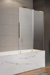 Radaway Furo SL Gold PND II parawan nawannowy 120cm prawy złoty połysk/przejrzyste 10309638-09-01R/10112594-01-01