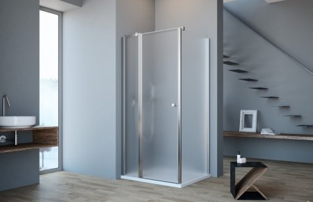 Kabiny prysznicowe i drzwi wnękowe otwierane wahadłowo, czyli na zewnątrz i do wewnątrz