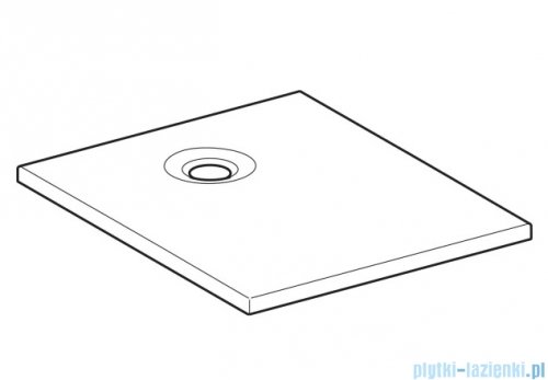 Geberit brodzik Nemea 140x90cm biały mat 550.598.00.1