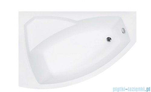 Besco Rima 150x95cm wanna asymetryczna lewa + obudowa + syfon #WAR-150-NL/OAR-150-P/L/19975
