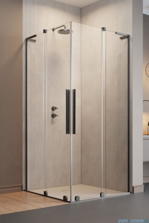 Radaway Furo SL Brushed GunMetal KDD kabina 90x100cm szczotkowany grafit 10305090-92-01L/10305100-92-01R