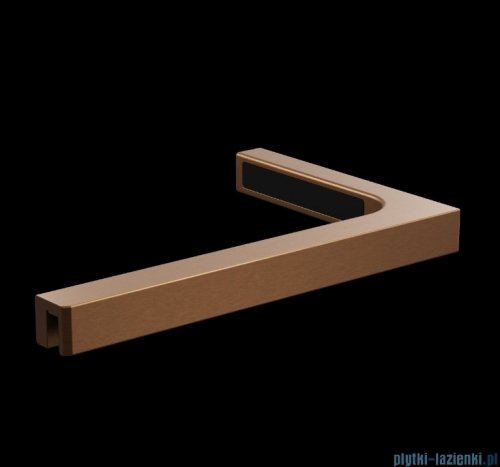 Radaway Nes Brushed Copper Ptj kabina pięciokątna 90x80cm prawa miedź szczotkowana 10052000-93-01R/10052300-93-01