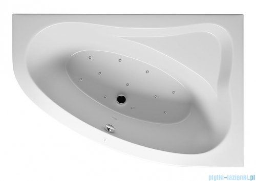 Riho Lyra/Aryl wanna asymetryczna 153,5x100,5cm z hydromasażem Air lewa B022009005