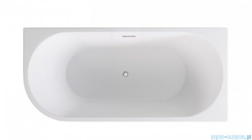Besco Zoya 170x80cm wanna asymetryczna z obudową prawa + syfon #WAS-170-ZP