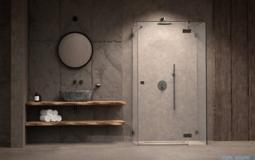 Radaway Essenza Pro Brushed GunMetal Kdj+S kabina 70x90x70cm prawa szczotkowany grafit 10097390-92-01R/10098070-01-01/10098070-01-01
