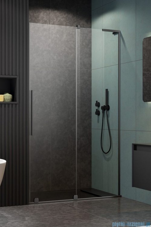 Radaway Furo SL Brushed GunMetal DWJ drzwi prysznicowe 100cm prawe szczotkowany grafit 10307522-92-01R/10110480-01-01
