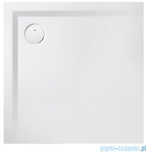 Sanplast Space Mineral B-M/SPACE brodzik kwadratowy 100x100x1,5 cm biały 645-290-0041-01-000