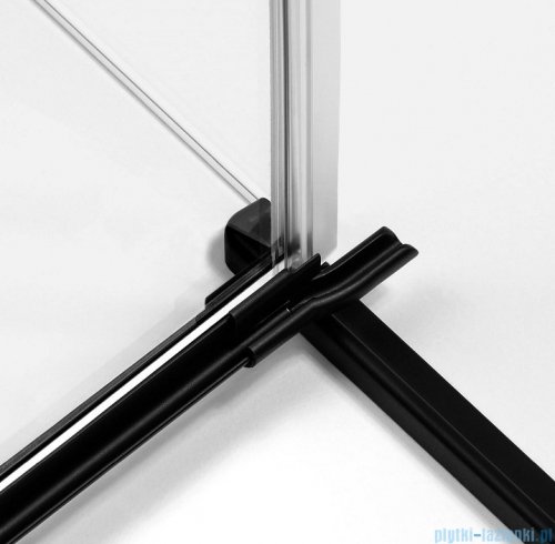 New Trendy Avexa Black kabina prostokątna 120x90x200 cm przejrzyste lewa EXK-1600