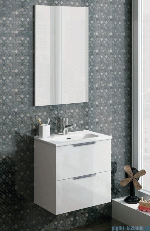 Elita Street Plus Set szafka z umywalką komplet 51x55x36cm biały połysk 166283