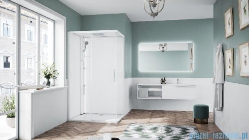 Novellini Glax 1 2.0 kabina standard 120x90 lewa biała G212P290SMFL-1UU