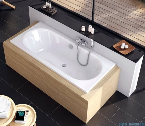 Excellent Oceana wanna prostokątna 180x80 biała WAEX.OCE18WH