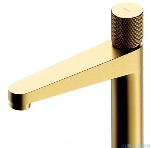 Omnires Contour bateria umywalkowa wysoka złoto szczotkowane CT8012GLB
