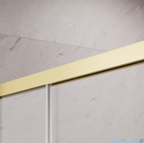 Radaway Idea 6 DWJ Brushed Light Gold drzwi wnękowe 125cm prawe szczotkowane jasne złoto 387023-98-01R