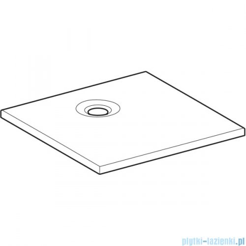 Geberit brodzik Nemea 80x80cm biały 550.570.00.1