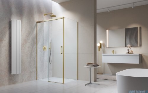Radaway Idea Kdj Brushed Gold kabina 110x110cm lewa szczotkowane złoto 387041-99-01L/387053-99-01R