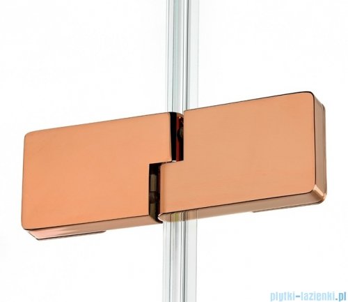 New Trendy Eventa Copper Shine kabina prysznicowa prostokątna 110x70x200 cm lewa przejrzyste miedź połysk EXK-6388