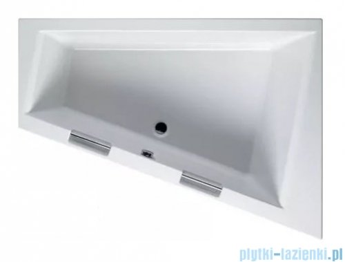 Riho Doppio wanna asymetryczna 180x130cm z hydromasażem Pneumatic 2S lewa BA90-PNE2S-L
