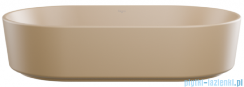 Besco Lova Cera-Line 53 Mokka Matt umywalka nablatowa 53x31,5x13,5cm UNCM-53-LOM