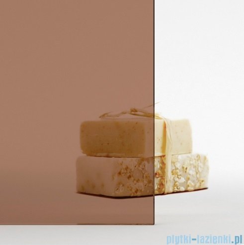 Radaway Nes 6 Brushed GunMetal KDD B kabina walk-in 90cm lewa szczotkowany grafit szkło przejrzyste 10024090-92-01L