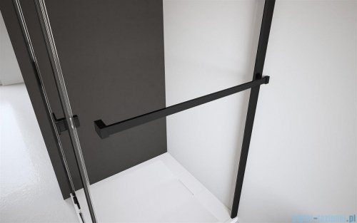 Radaway Essenza New Black DWJS drzwi wnękowe 140cm prawe szkło przejrzyste 385033-54-01R/384090-54-01