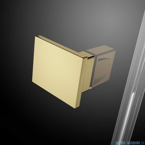 Radaway Essenza Pro Gold Dwj drzwi wnękowe 90cm prawe złoty połysk/szkło przejrzyste 10099090-09-01R