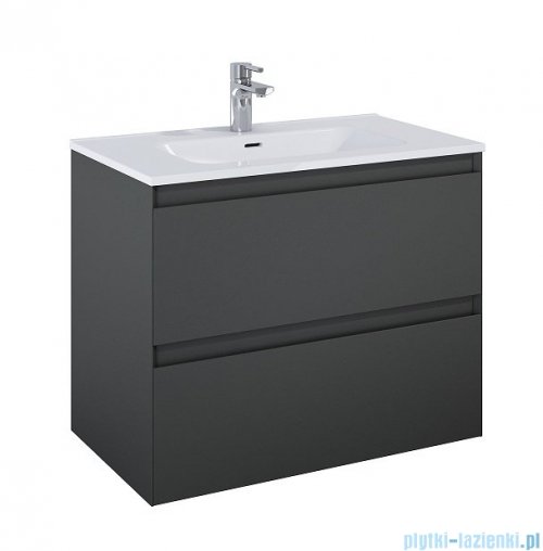 Elita Split szafka z umywalką 80x63x46cm anthracite mat 168146/145840