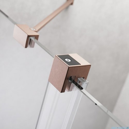 Radaway Furo Brushed Copper DWJ drzwi prysznicowe 100cm lewe szczotkowana miedź 10107522-93-01L/10110480-01-01