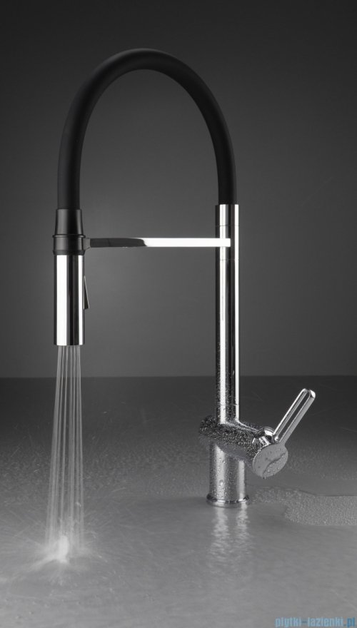 Deante MAGNETIC Bateria kuchenna z elastyczną wylewką 2 rodzaje strumienia chrom BRM_072M