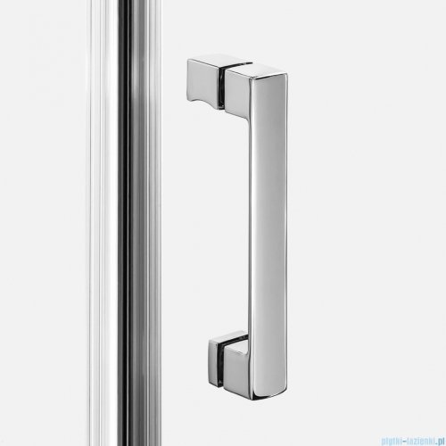 New Trendy Nesta kabina półokrągła 80x80x200 cm szkło przejrzyste K-3681