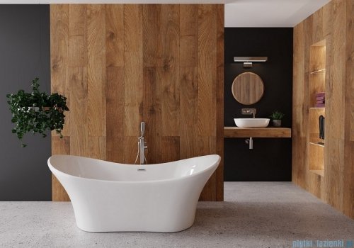 The North Bath Thor wanna wolnostojąca 180x80cm + Syfon Klik-klak 6518-1801