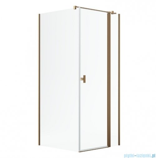 Radaway Nes Kdj II Brushed Copper kabina 110x80cm prawa szczotkowana miedź 10032110-93-01R/10039080-01-01