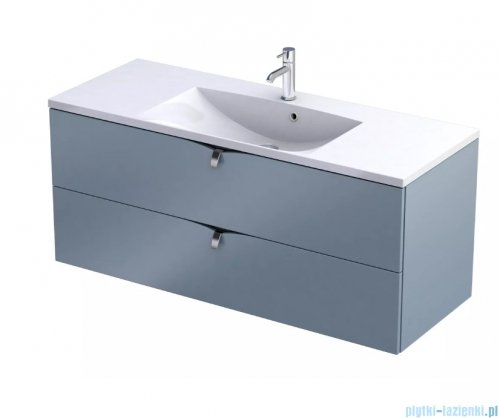Oristo Siena szafka podumywalkowa wisząca 120x50x45cm szaroniebieski mat OR45-SD2S-120-16
