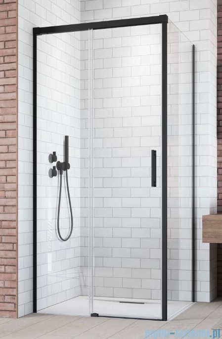 Radaway Idea Black Kdj drzwi 140cm lewe szkło przejrzyste 387044-54-01L