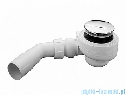 Radaway Twist DW+S Kabina prysznicowa 100x100 szkło przejrzyste + brodzik Delos C + syfon 382003-01/382013-01/SDC1010-01