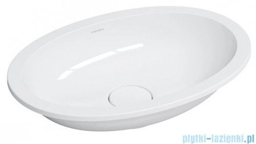 Omnires Shell M+ umywalka podblatowa 48x31 cm biały połysk SHELL480UPBP