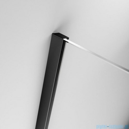 Radaway Furo Black PND II parawan nawannowy 180cm prawy szkło przejrzyste 10109938-54-01R/10112894-01-01