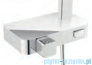 Novellini FLOWT-W mirror zestaw prysznicowy bateria termostatyczna 